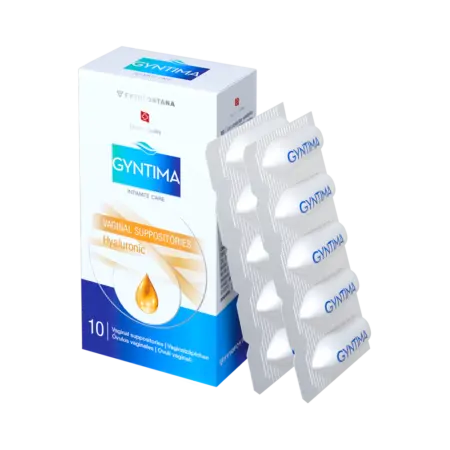 Gyntima Vaginal Suppositories Υαλουρονικό